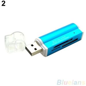 4in1 Mini Usb 2.0 Multifunctionele Hoge Snelheid M2 Micro Sd Tf Mmc Sdhc Memory Card Reader Multi-slot Accessoires