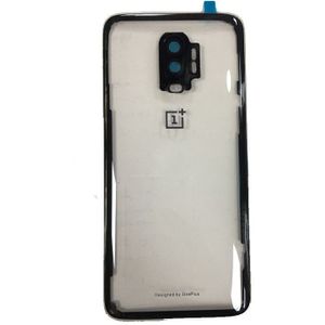 Originele Glas Voor Oneplus 6T Terug Batterij Cover Deur Achter Glas Voor Oneplus 6 Batterij Cover 1 + 6T Behuizing Case Met Camera Lens