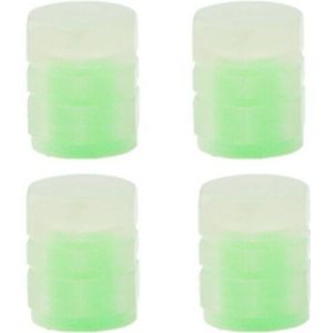 4Pcs Lichtgevende Auto Wiel Ventieldopjes Tyre Rim Stem Covers Luchtstof Waterdicht Voor Automobiles Motorfietsen Fietsen Accessoires