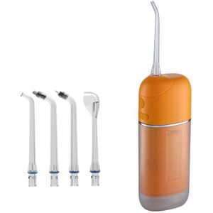 Monddouche Waterdicht Tanden Cleaner Usb Oplaadbare Water Bleken Draagbare Waterpulse Elektrische Tandheelkundige Wassen + 4 Nozzle 3 Modi