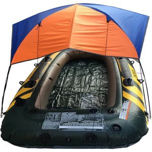 Opblaasbare Boot Kajak Accessoires Vissen Zonnescherm Regen Luifel Kajak Kit Zeilboot Luifel Top Cover 2-4 Personen Boot onderdak