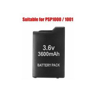 3.6V 3600mAh Vervangende Oplaadbare Batterij Pack voor Sony PSP PSP1000/1001 Oplaadbare Batterij