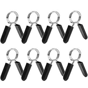 8Pack Halter Lente Kragen, Oefening Barbell Clip Klemmen Voor Gewicht Bar Halters Gym Fitness Training Gewicht-Lifting