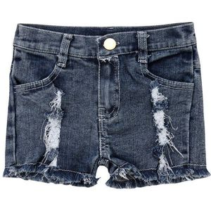 Kids Baby Meisjes Shorts Denim Jeans Pants Verontruste Ripped Broek Gat Jeans Button Fly Broek