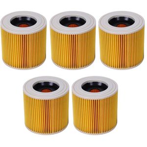 5 Stks/partij Vervanging Air Dust Filter Voor Karcher Stofzuiger Onderdelen WD2250 WD3.200 MV2 MV3 WD3 A2004 A2204 Hepa Filter