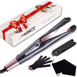Flat Iron Stijltang 2-In-1 Twist Rechttrekken Curling Iron Hair Curler Beach Wave Haar Curling irons