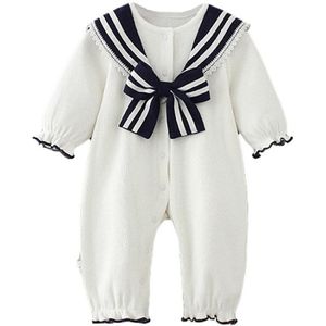 Baby Kleding Engeland Stijl Sailor Kraag Baby Jongens Kleding Baby Meisjes Rompertjes Jumpsuit Outfits 0-2Y
