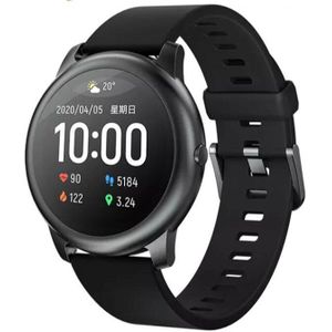 Xiaomi Haylou Solar Smart Horloge IP68 Waterdichte Sport Metalen Ronde Case Hartslag Sleep Monitor Haylou LS05 Voor Ios Android