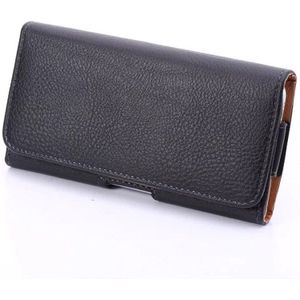 Universele Casual Lederen Cover Phone Pouch Voor Xiaomi Redmi Note 8 Taille Holster Riem Telefoon Tas Voor Xiaomi Redmi note 8 Pro