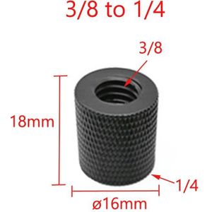 10 Pcs 1/4 ""Tot 3/8"" 5/8 ""Tot 1/4"" Man-vrouw Draad Schroef Mount Adapter Statief schroef Plate Schroef Mount Voor Slr Camera