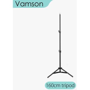 Vamson Voor Telefoon En Camera Houder Control Opvouwbare Light Stands Statief Foto Video-opname Live-uitzending Statief Stand VLS01A