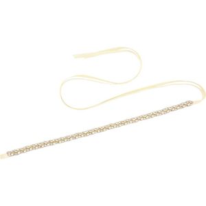 Topqueen S383-G Trouwjurk Riem Goud Strass Riem Bruids Riem Dunne Riemen Party Riem Vrouwen Riemen Luxe Riem Sieraden