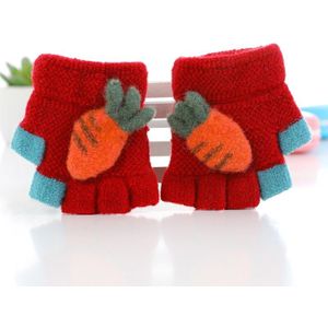 Mini Baby Baby Handschoenen Leuke Driedimensionale Gebreide Wortel kinderen Handschoenen Mannen en vrouwen Baby Thicken Handschoenen