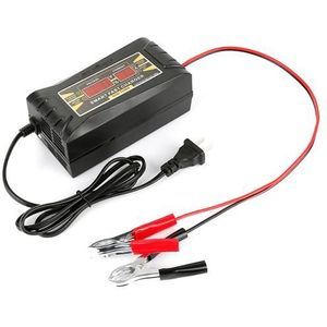 Universele Auto Motorfiets Acculader Snel Opladen Auto Start Batterij 12V/6A Lcd Display Beheerder Voor Auto Moto boot Eu/Us