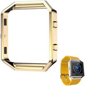 Metalen beschermhoes Frame Case Cover Shell Voor Fitbit Blaze Roestvrije Vervanging case Activiteit Tracker Horloge Accessoires