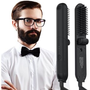Multifunctionele Haar Kam Borstel Baard Stijltang Borstel Professionele Stijltang Haar Ijzer Rechttrekken Kam Vouwen