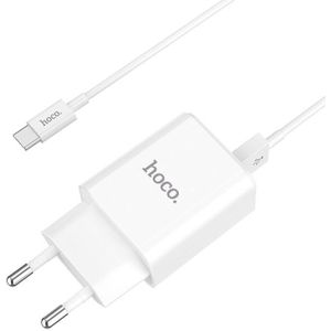 Hoco Micro Usb Charger Voor Iphone Android Telefoon Type-C Eu Plug Wall Charger Met Een 1 M Usb kabel Voor Bliksem Usb C Eu Lader