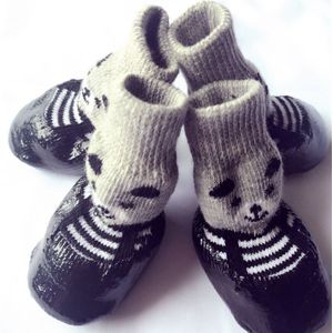1 Paar Dierbenodigdheden S/M/L 3 Kleuren Snowboots Sokken Waterdicht Katoen/Rubber Non-slip Hond Schoenen Outdoor Sport