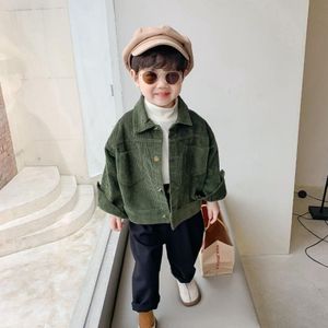 Jongen Jassen Corduroy Kinderen Jassen Mode Kinderen Bovenkleding Lente Herfst 2022-002