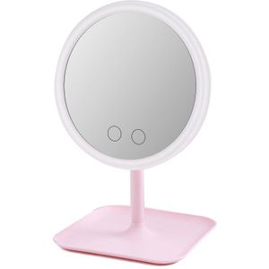 Led Verlichte Make-upspiegel Desktop Dressing Spiegel Licht Invullen Vrouwelijke Draagbare Schoonheid Spiegel Voor Home Reizen Decoratieve MirrorsFP8