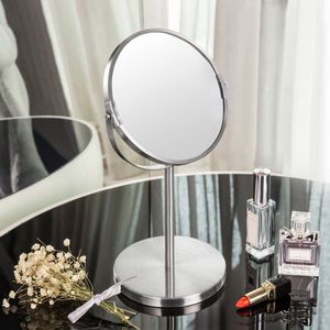 7 Inch 3X Vergroting Make-Up Spiegel Dual Side Ronde Vorm Circulaire Roterende Desk Stand Spiegel Make Up Cosmetische Spiegels Gereedschap