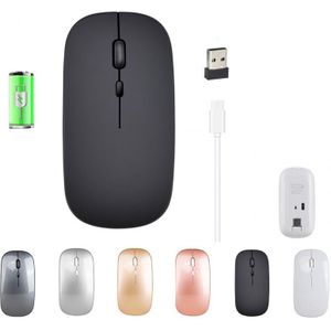 Oplaadbare Computer Muis M80 2.4G Draadloos Opladen Muis Ultra-Dunne Stille Mute Muizen Voor Home Office Notebook TXTB1