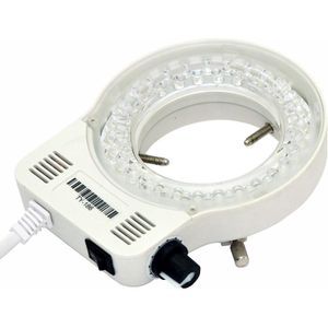 60000LM Verstelbare Microscoop LED Ring Light Stereo Illuminator Lamp Voor Industrie Microscoop Camera Vergrootglas 100 V-240 V AC licht