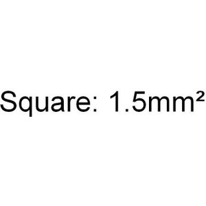 Vierkante 1.5Mm Schede Draad 2 3 4 Core Super Zachte Siliconen Rubber Geïsoleerde Koperen Kabel Power Signaallijn Hight temperatuur Zwart