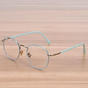 Nossa Klassieke Grote Ronde Frame Bril Vrouwen Vintage Metalen Wit Brillen Vrouwelijke Elegante Brillen Frames Student Optische Frame