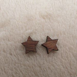 Diy Houten Blanco Tiny Wood Star Moon Cabochon Accessoires Unfinished Rustieke Kralen Voor Earring Stud Maken