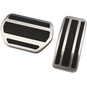 Kleur Mijn Leven Auto-Styling Rvs Auto-interieur Pedalen Auto Pedaal Bescherming Cover Voor Peugeot 208 - Onderdelen