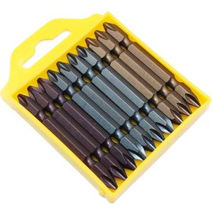 Staal Gehard Double Cross Wind Hoofd 65Mm 1/4 Met Magnetische Dubbele Hoofd Elektrische Schroevendraaier Pneumatische Batch Tsui