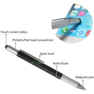Multi Functie Touch Screen Tool Stylus Pen Met Spirit Schoolbenodigdheden 20 Stks/pak