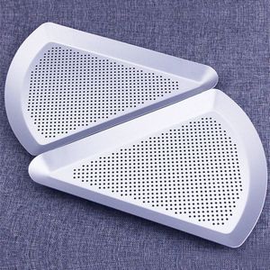 Houder Bakken Ware Bakken Tool Anti-aanbak Bakken Accessoires Plaat Schotel Pizza Pannenkoek Screen Metalen Pan Driehoek Pizza Gat Pan Tray