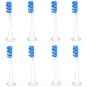 8x Voor Xiaomi Sonic Elektrische Tandenborstel Nozzles T300 T500 T700 Ultrasone 3D Hoge-Dichtheid Vervangende Opzetborstels
