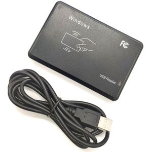 125KHz RFID Reader 13.56MHz Reader Usb-poort Smart Kaartlezer Contactloze Gevoeligheid RFID Tag Key Fob Smart Card