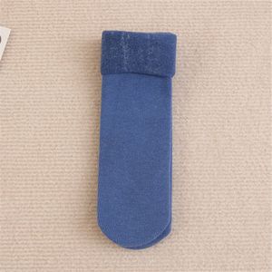 Vrouwen Winter Thicken Warm Thermische Sokken Voor Vrouwen Solid Black Soken Naadloze Wol Vloer Kasjmier Thuis Snowboots Sokken voor Mannen