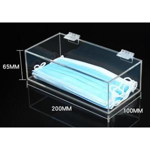 Acryl Clear Tissue Doos Wegwerp Masker Opbergdoos Handschoenen Stofdicht Organiseren Doos