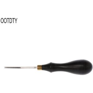Lederen Rand Creaser Staal Blade Ebony Blackwood Ondiepe Groef Craft Mark Tool