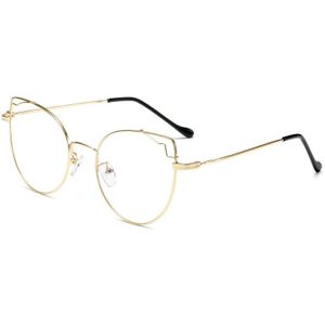 Yooske Vintage Cat Eye Brilmonturen Vrouwen Retro Transparante Brillen Vrouwelijke Oversized Optische Bril