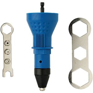 Core Klinken Tool Voor Elektrische Boor Elektrische Schroevendraaier Gereedschap Draadloze Klinken Boor Adapter Insert Moer-Tool