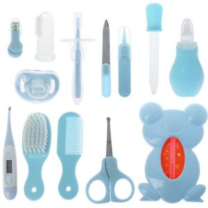 13Pcs Baby Kids Gezondheidszorg Kit Thermometer Nagelknipper Kam Grooming Haarborstel Fopspeen Tandenborstel Pasgeboren Veiligheid Care Tool