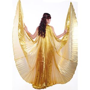 Exotische Buikdans Isis Wings, vrouwen Buikdans Opening Angel Isis Wings Kostuum chinese folk