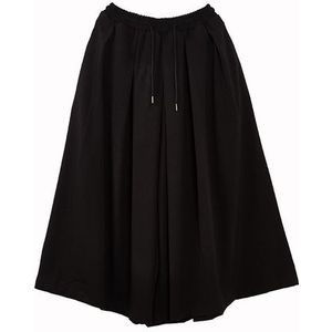Mannen Elastische Taille Losse Toevallige Zwarte Wijde Pijpen Broek Mannelijke Vrouwen Japan Kimono Rok Broek Streetwear Hip Hop Gothic Harem broek