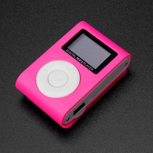 Top Mini Mp3 Usb Clip MP3 Speler Lcd-scherm Ondersteuning 32Gb Micro Sd Tf Cardslick Stijlvolle Sport Compact