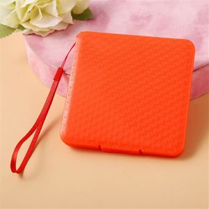 Effen Kleur Vierkante Masker Case Outdoor Draagbare Masker Opbergdoos Besparen Maskers Dozen Student Masker Houder Opbergtas Organizer
