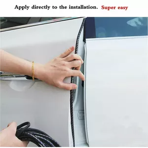 Golgner 16,4m Autodeurafdichting – Zelfklevende Rubberen Strip – 6-Gaats Geluiddemping – Randbescherming & Waterdicht – Universeel Voor Auto, Motor, Motorkap