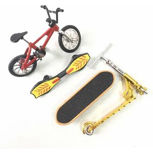 Mini Scooter Twee Wielen Scooter Kinderen Educatief Speelgoed Metalen Mini Vinger Motorfiets Bikebicycle Model Speelgoed Voor Jongens