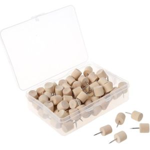 Houten Punaise Board Pins Pushpins Tekening Foto Muur Studs Nail School Suppy