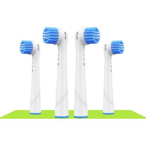 4Pcs Gevoelige Gum Care Tandenborstel Heads Voor Oral B Opzetborstel Soft Cross Action Haren Vitaliteit Dual Schone Borstel hoofd